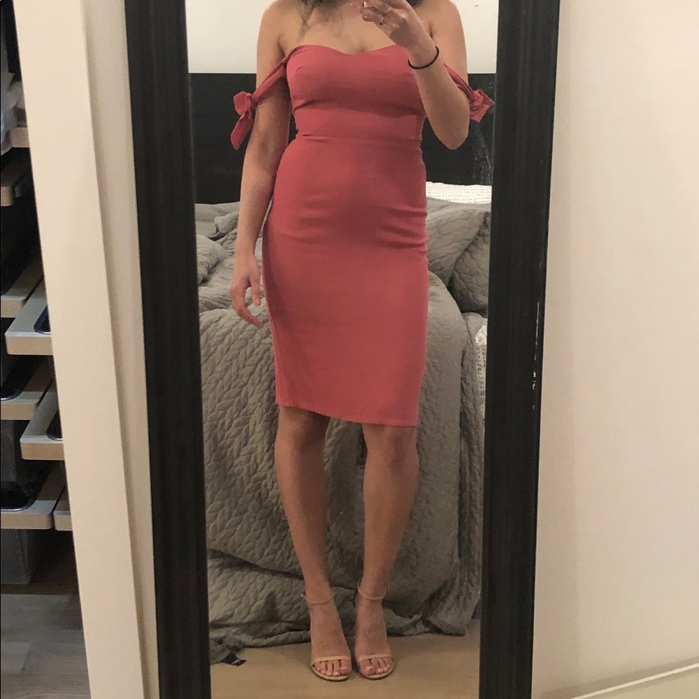 Reformation off the shoulder dress